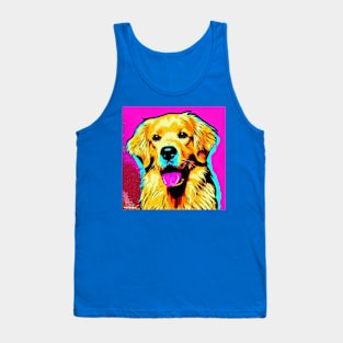 Golden Retriever Pop Part Tank Top